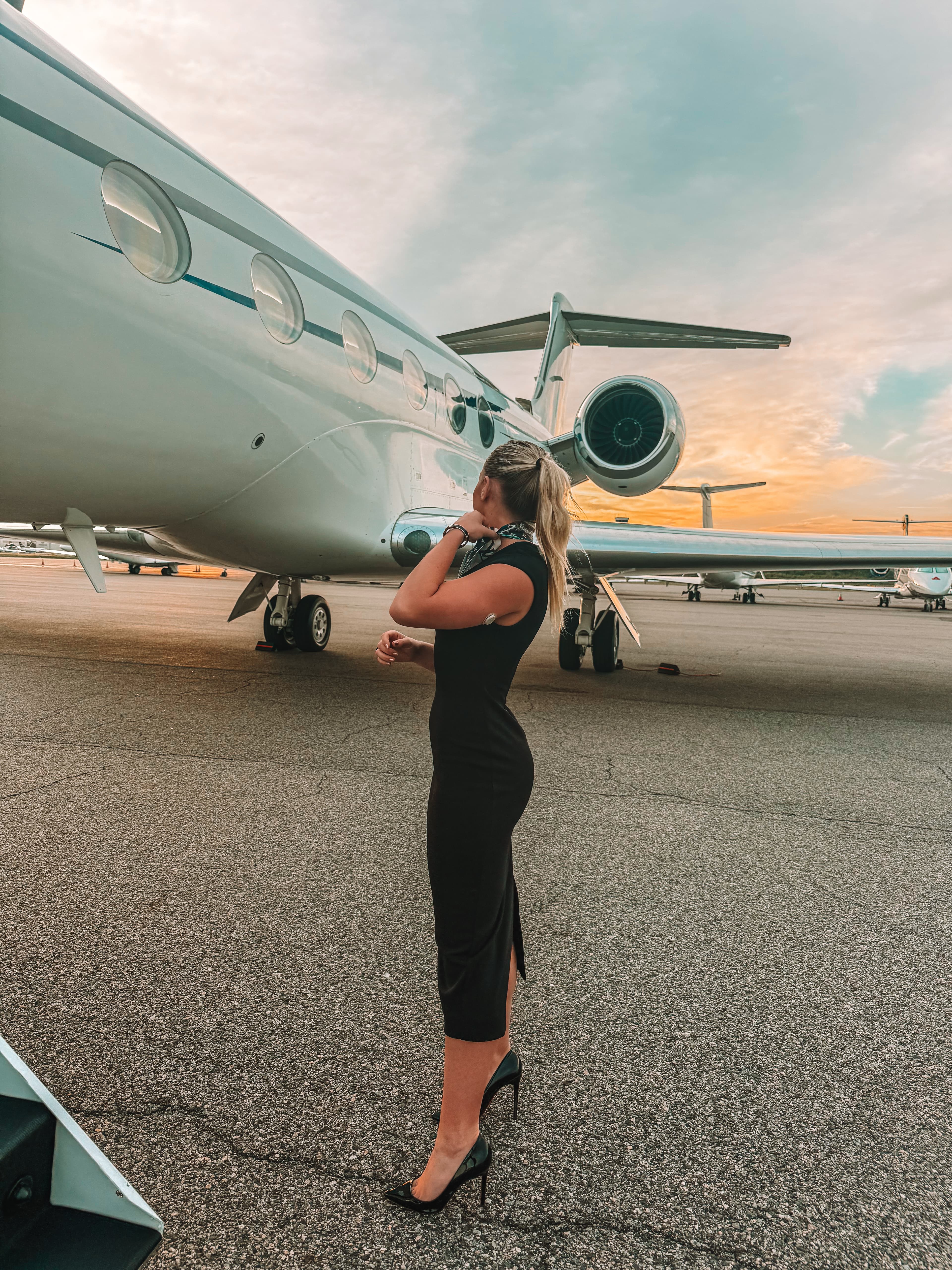 Luxury aviation content direction
